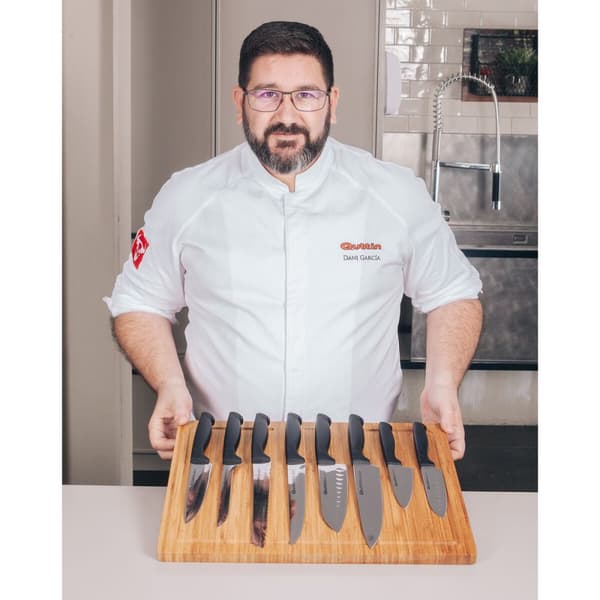 Kökskniv Quttin Santoku Black 17 cm (24 antal)