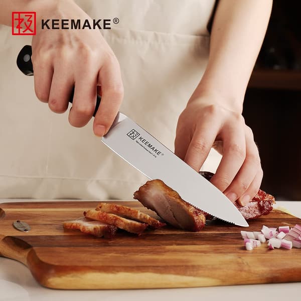 Kokkeknivsæt 3 stk., Premium Rustfrit Stål, Ergonomisk Greb, Rustbestandigt Design