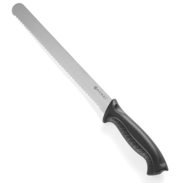 Professionell brödkniv för deg, svart HACCP 250 mm - Hendi 843000