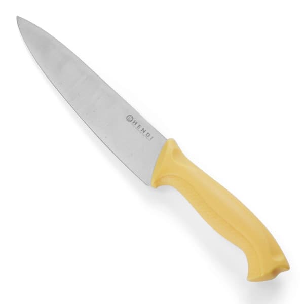 HACCP kokkekniv til fjerkræ 320mm - gul - HENDI 842638