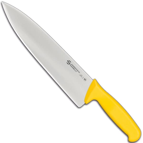 SUPRA COLORE HACCP lihaveitsi siipikarjalle 260/410 mm - keltainen