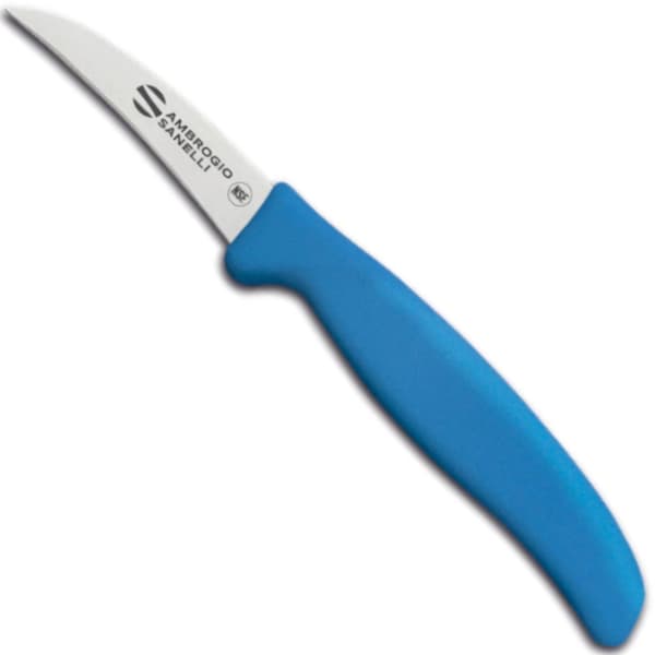 SUPRA COLORE HACCP kaareva kasvisveitsi 70/190 mm - sininen