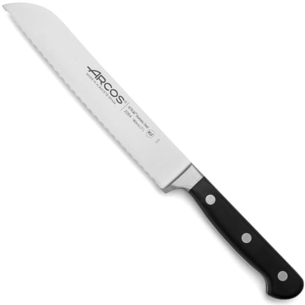ÓPERA tandad kökskniv för att baka bröd, längd 200/303 mm