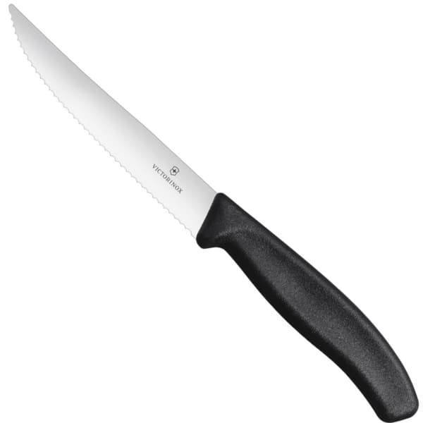 Hammastettu pizzapihviveitsi, pituus 120 mm - sarja 2 kpl.