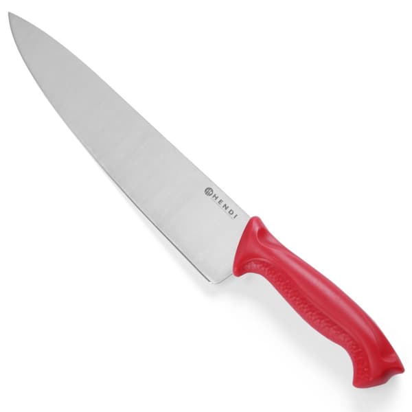 HACCP kokkekniv til råt kød 320mm - rød - HENDI 842621