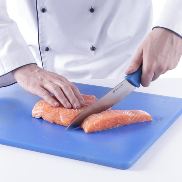 HACCP köksfiskkniv 320mm - blå - HENDI 842645
