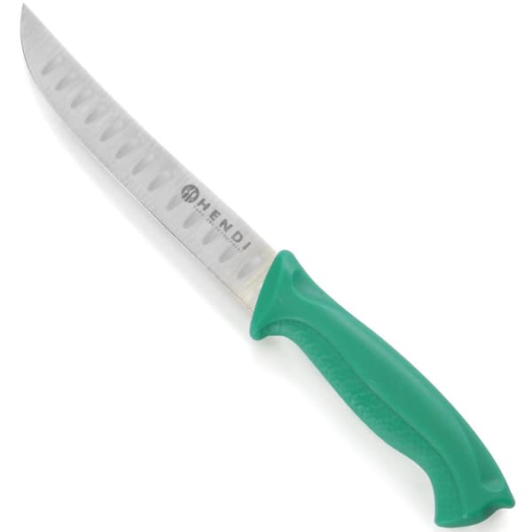 HACCP kulslipkniv för grönsaker och frukt 230mm - grön - HENDI 842317