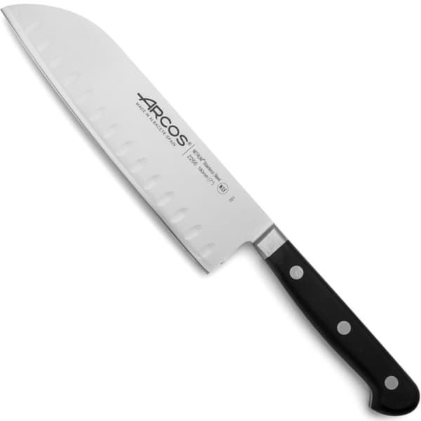 Santoku kniv med kugleslibning ÓPERA, længde 180/303 mm