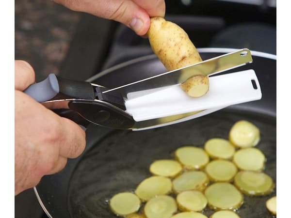 Saxkniv / Knivsax med inbyggd skärbräda - Kök & Matlagning