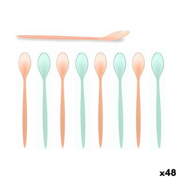 Set med skedar Multicolour 8 Delar 48 antal