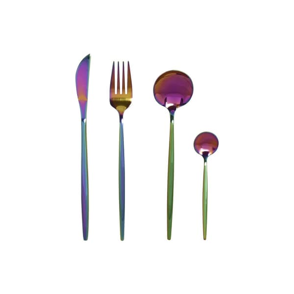 Bestick Home ESPRIT Rostfritt stål 3 x 1,5 x 13 cm 16 Delar