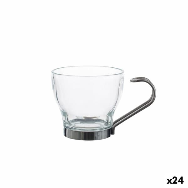Set med kaffekoppar La Mediterránea Amberg 100 ml 3 Delar (24 antal)