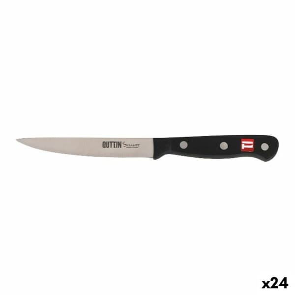 Grönsaksskalarkniv Quttin Svart Silvrig 12 cm (24 antal)