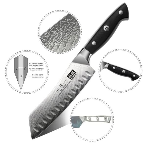 Santoku Knife 7'' | SUN-serien | SHAN-ZU