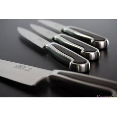 Kockkniv - GUDE - Delta - Handsmidd - 21cm - Härdat rostfritt stål