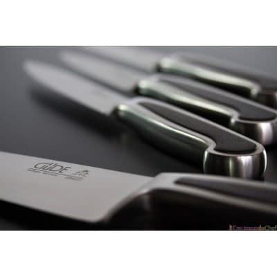 Kockkniv - GUDE - Delta - Handsmidd - 21cm - Härdat rostfritt stål