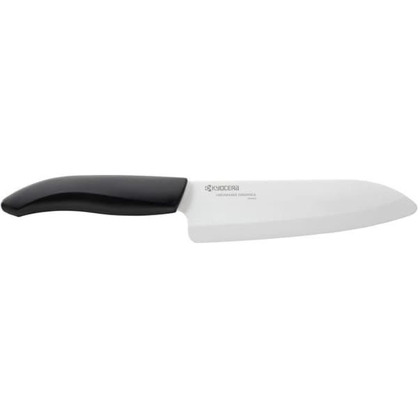 Kyocera - FK160WHBKEU - Santoku-kollektionen GEN svart, 11,5 cm högkvalitativt keramiskt blad, extremt skarpt och
