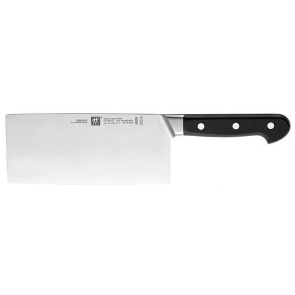 Cleaver kinesisk modell ZWILLING PRO serie blad 18cm Svart