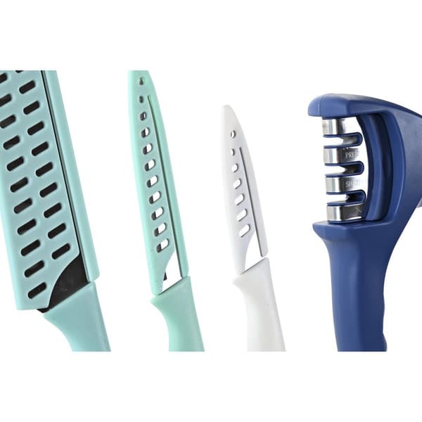Knivset DKD Home Decor (3 x 2 x 19 cm) Rostfritt stål polypropen 3 x 2 x 19 cm (6 pcs)