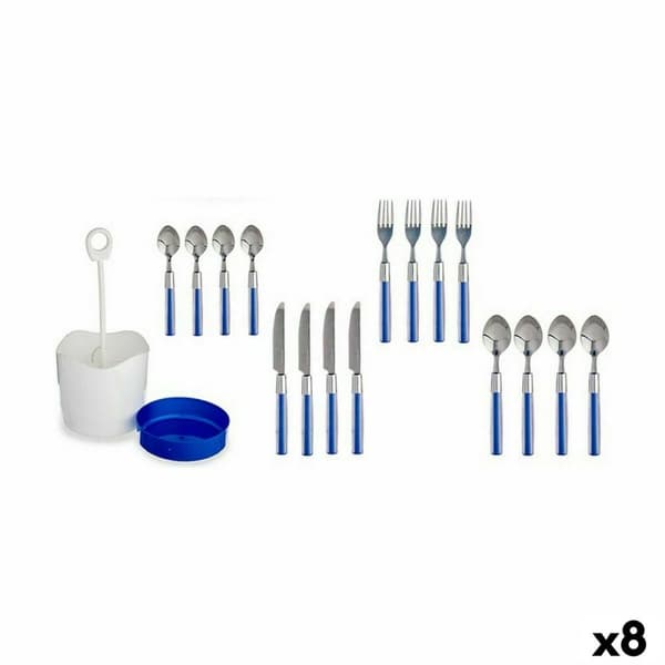 Bestickset Kinvara HQ233H10 Blå Rostfritt stål (8 antal)