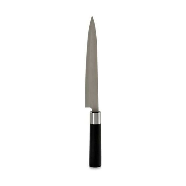 Køkkenkniv Kinvara KT11-5604S02 Sort Sølvfarvet Rustfrit stål Plastik 3,5 x 33,5 x 2,2 cm (12 enheder)