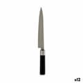 Miniatyrbillede 1 af 2: Køkkenkniv Kinvara KT11-5604S02 Sort Sølvfarvet Rustfrit stål Plastik 3,5 x 33,5 x 2,2 cm (12 enheder)