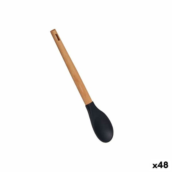 Øse Kinvara HW418870 Sort Silikone birketræ 6 x 1,8 x 30,5 cm (48 enheder)