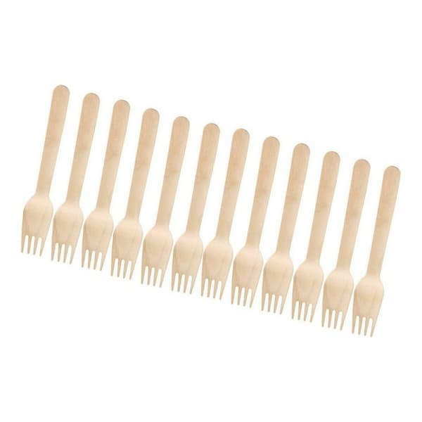 Engangsbestik Træ 36 Enheder 16 x 2,8 x 1,8 cm