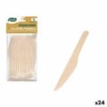 Miniatyrbillede 1 af 2: Knivsæt Algon Træ 12 Dele 16,5 cm (24 enheder)