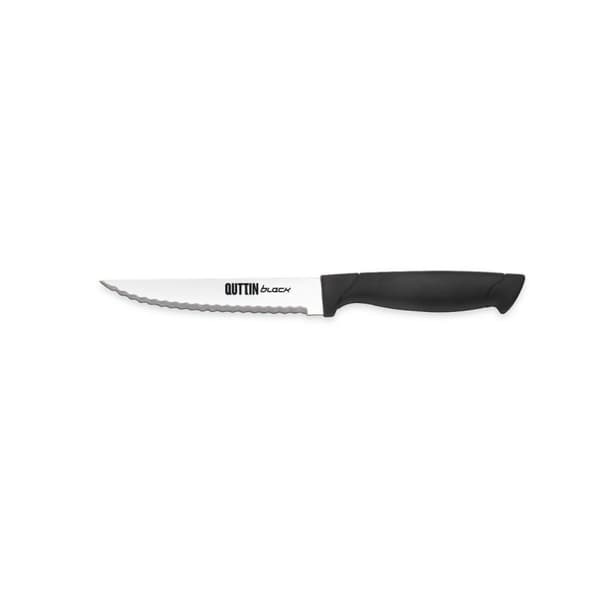 Tandad kniv Quttin Black 11 cm (36 antal)