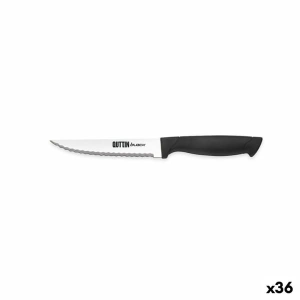 Tandad kniv Quttin Black 11 cm (36 antal)