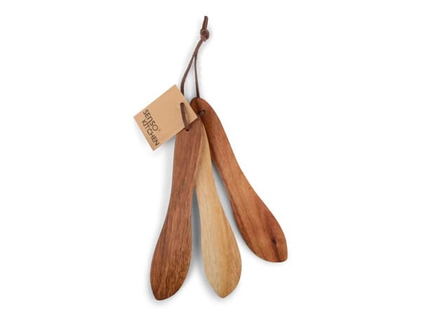 Smörkniv i trä, 3-pack Akacia Senso Kitchen