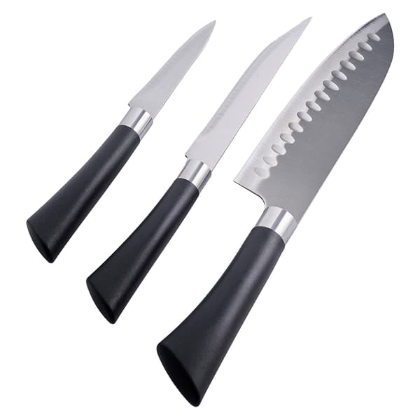 Knivsett med 3 kjøkkenkniver