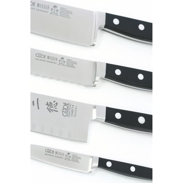 Kniv - GUDE - Santoku honeycomb 18cm - handsmidd