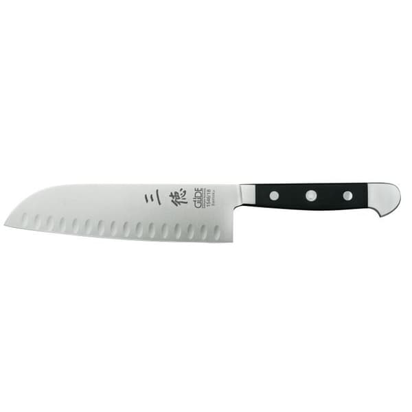 Kniv - GUDE - Santoku honeycomb 18cm - handsmidd