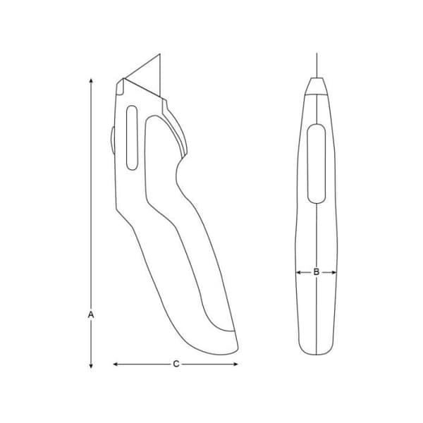 Bahco - Självindragande säkerhetskniv 160 mm - KGAU-01