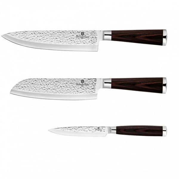 SÆT MED 3 BERLINGER HAUS BH-2483 SHINE BASALT KNIVE