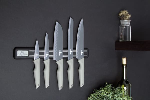 SÆT MED 5 KØKKENKNIVE MED STRIP BERLINGER HAUS BH-2839