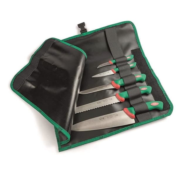 Sanelli 980605 Premana Professionell Linje Set med 5 Tvättbara Kökspåsar Inuti Svart - Sanelli980605