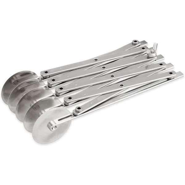 Thermohauser 5-delad degskärare i rostfritt stål med släta skärhjul 5,5 cm - 5000268805