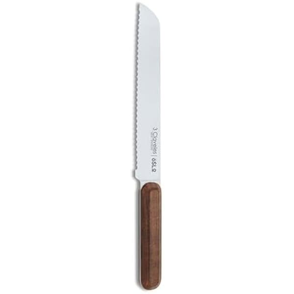 Brödkniv - 3 Claveles - Oslo - Rostfritt stålblad - Rostfritt stålhandtag - Flerfärgad