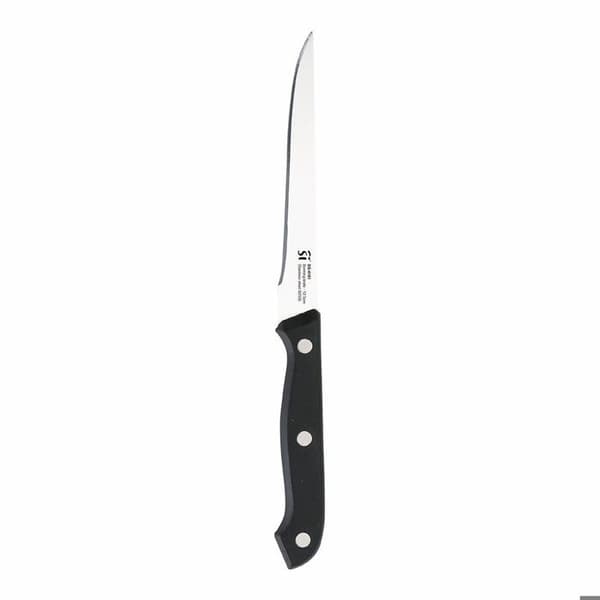 San Ignacio SG-4181 kökskniv och hållare set svart rostfritt stål 6 delar