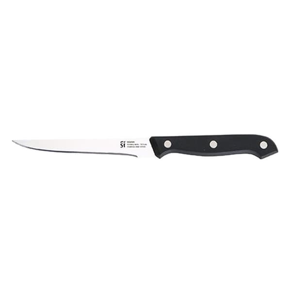 San Ignacio SG-4181 kökskniv och hållare set svart rostfritt stål 6 delar