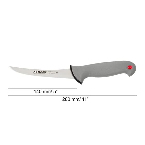 Urbeningskniv Arcos Color - Prof 242200 i Nitrum rostfritt stål och mango Polypropen ergonomisk och 14 cm blad,
