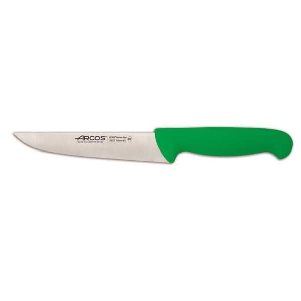 Arcos Color - Prof 290521 kökskniv i Nitrum rostfritt stål och mangogrön polypropen ergonomisk med 13 blad
