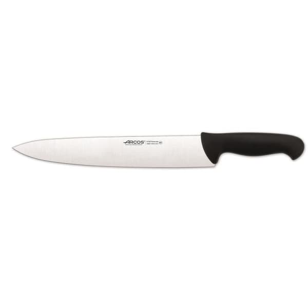 Kockkniv Arcos Couleur - Prof 292325 rostfritt stål Nitrum och mango ergonomiskt blad i svart polypropen och blad på 30
