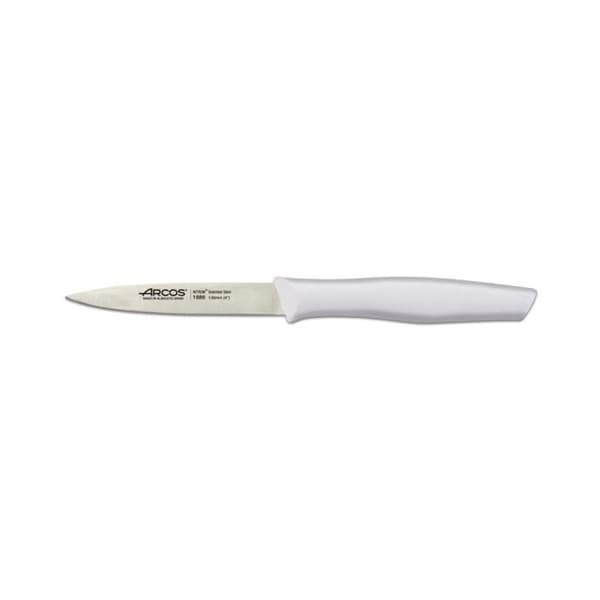 Mondador Arcos Nova 188624 rostfritt stål Nitrum och mango Polypropenkniv, 10 cm vitt blad i displaylåda.