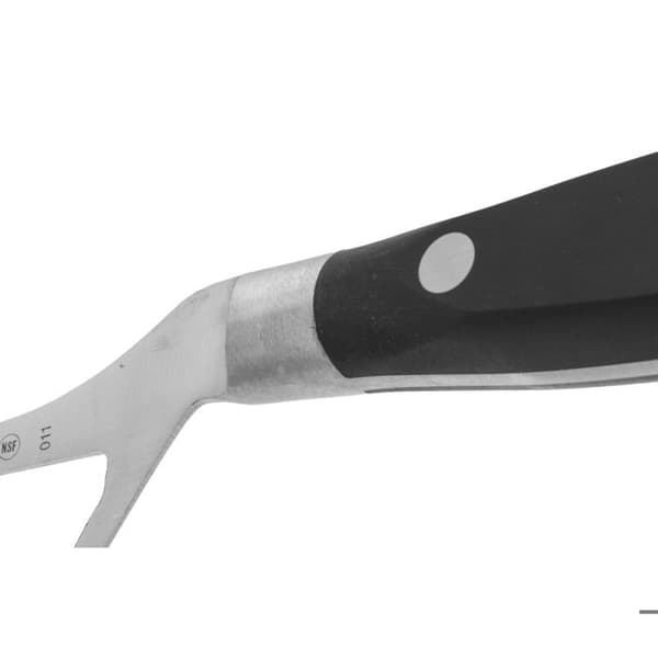 Ostkniv rostfritt stålblad 14,5 cm svart handtag Riviera-
