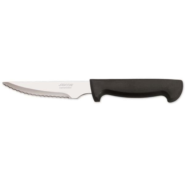 Kniv Loins Arcos de Table 740009 monoblock av ett stycke rostfritt stål och 11,5 cm blad i kartong.