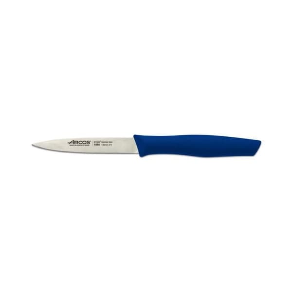 Mondador Arcos Nova 188623 rostfritt stål Nitrum och mango Polypropenkniv, blått blad 10 cm i displaykartong.